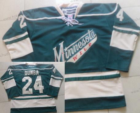 Muž Minnesota Wild #24 Matt Dumba Reebok Zelená Náhradní Premier Dres