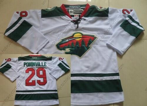 Muž Minnesota Wild #29 Jason Pominville Bílý Dres