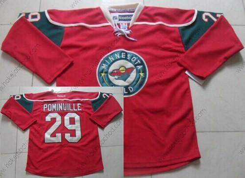 Muž Minnesota Wild #29 Jason Pominville Červené Dres