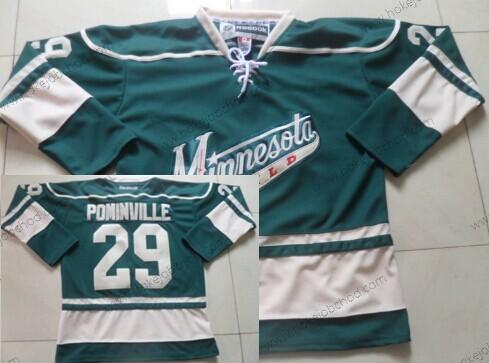 Muž Minnesota Wild #29 Jason Pominville Zelená Alternativní Dres