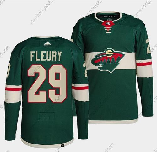 Muž Minnesota Wild #29 Marc-Andre Fleury Zelená Sešitý Dres