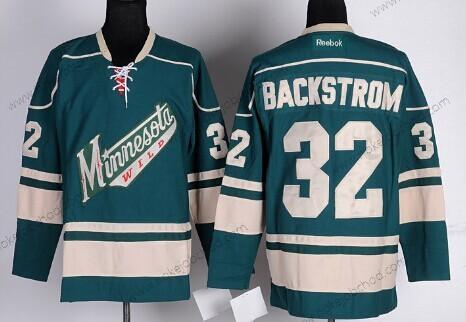 Muž Minnesota Wild #32 Niklas Backstrom Zelená Alternativní Dres