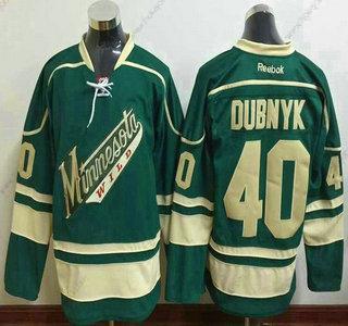 Muž Minnesota Wild #40 Devan Dubnyk Reebok Zelená Náhradní Premier Dres