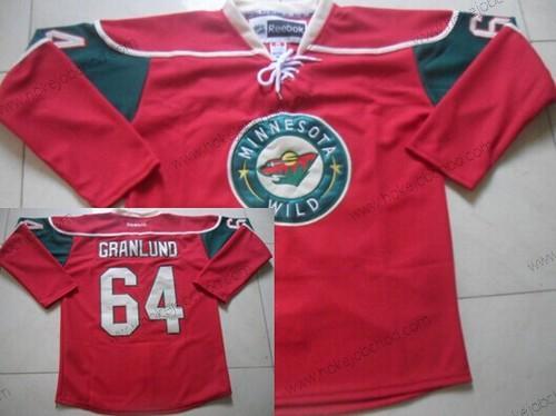 Muž Minnesota Wild #64 Mikael Granlund Červené Dres