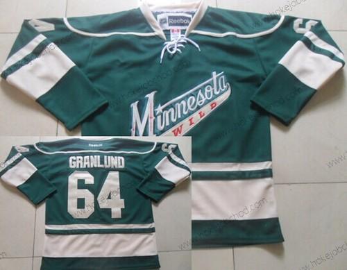 Muž Minnesota Wild #64 Mikael Granlund Zelená Alternativní Dres