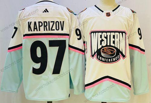 Muž Minnesota Wild #97 Kirill Kaprizov Bílý 2023 All Star Autentické Dres