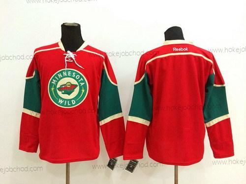 Muž Minnesota Wild Prázdný Červené Dres