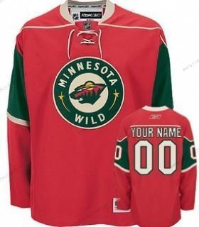 Muž Minnesota Wild Přizpůsobené Červené Dres