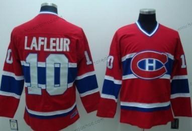 Muž Montreal Canadiens #10 Guy Lafleur Červené Retro CCM Dres