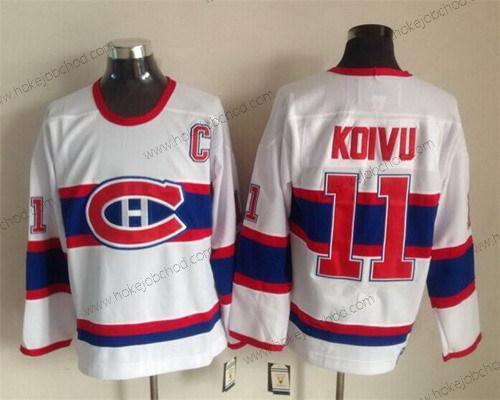 Muž Montreal Canadiens #11 Saku Koivu Bílý Retro CCM Dres