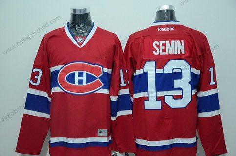 Muž Montreal Canadiens #13 Alexander Semin Reebok Červené Domácí Premier NHL Dres