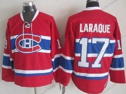 Muž Montreal Canadiens #17 Georges Laraque Červené Retro CCM Dres