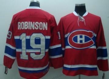 Muž Montreal Canadiens #19 Larry Robinson Červené Retro CCM Dres