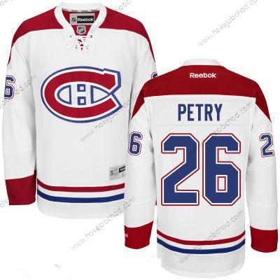 Muž Montreal Canadiens #26 Jeff Petry Reebok Bílý Hokejový Sešitý NHL Dres