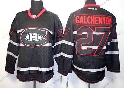 Muž Montreal Canadiens #27 Alex Galchenyuk Černá Ice Dres