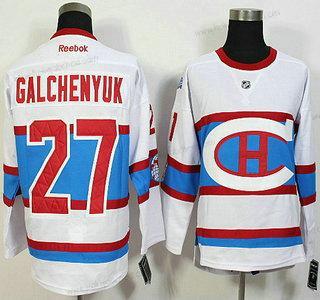 Muž Montreal Canadiens #27 Alex Galchenyuk Reebok Bílý 2016 Zimní Klasický Premier Dres