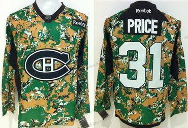 Muž Montreal Canadiens #31 Carey Price 2014 Camo Dres