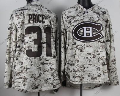 Muž Montreal Canadiens #31 Carey Price Bílý Camo Dres