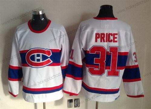 Muž Montreal Canadiens #31 Carey Price Bílý Retro CCM Dres