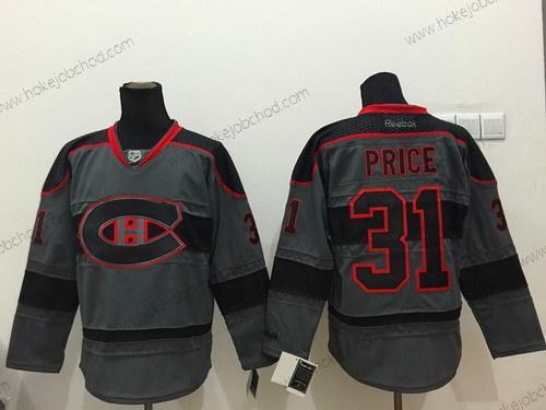 Muž Montreal Canadiens #31 Carey Price Charcoal Šedá Dres