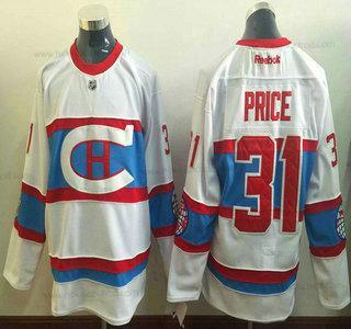 Muž Montreal Canadiens #31 Carey Price Reebok Bílý 2016 Zimní Klasický Premier Dres