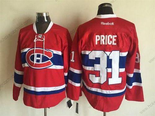 Muž Montreal Canadiens #31 Carey Price Reebok Červené 2015-16 Domácí Premier NHL Dres