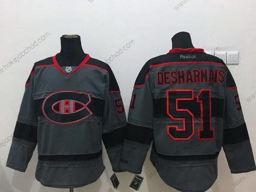 Muž Montreal Canadiens #51 David Desharnais Charcoal Šedá Dres