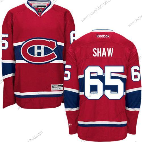 Muž Montreal Canadiens 65 Andrew Shaw Červené Domácí Reebok NHL Hokejový Sešitý Dres