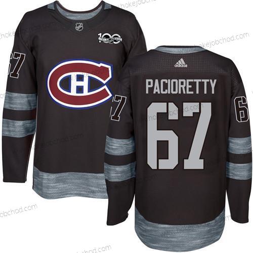 Muž Montreal Canadiens #67 Max Pacioretty Černá 1917-2017 100th Výročí Sešitý NHL Dres