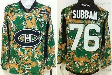 Muž Montreal Canadiens #76 P.K. Subban 2014 Camo Dres