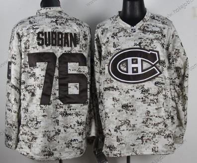 Muž Montreal Canadiens #76 P.K. Subban Bílý Camo Dres