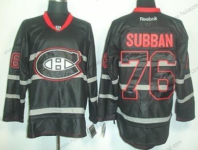 Muž Montreal Canadiens #76 P.K. Subban Černá Ice Dres