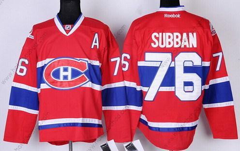 Muž Montreal Canadiens #76 P.K. Subban Červené Ch Dres