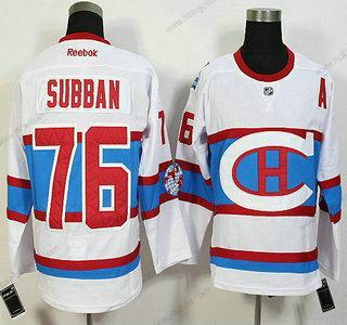 Muž Montreal Canadiens #76 Pk Subban Reebok Bílý 2016 Zimní Klasický Premier Dres