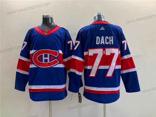 Muž Montreal Canadiens #77 Kirby Dach Modrý Sešitý Dres