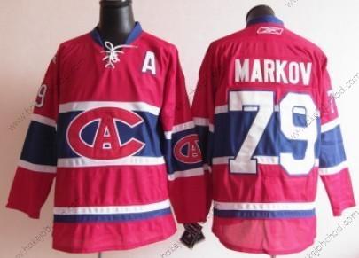 Muž Montreal Canadiens #79 Andrei Markov Červené Ca Dres