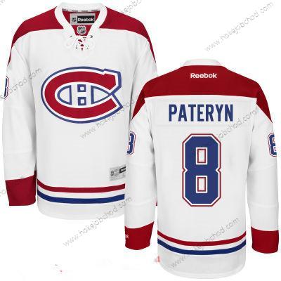 Muž Montreal Canadiens #8 Greg Pateryn Reebok Bílý Premier Domácí Přizpůsobené Dres