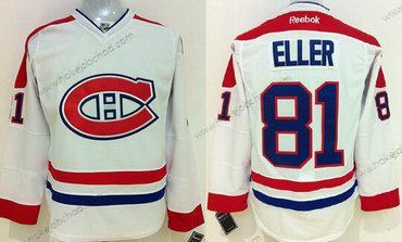 Muž Montreal Canadiens #81 Lars Eller Bílý Dres