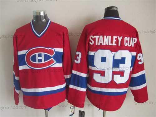 Muž Montreal Canadiens #93 Stanley Cup Červené CCM Vintage Dres