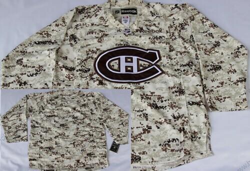 Muž Montreal Canadiens Prázdný Camo Dres