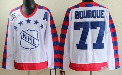 Muž NHL 1992 All-Star #77 Ray Bourque Bílý 75Th Retro CCM Dres