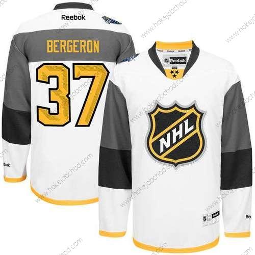 Muž NHL #37 Patrice Bergeron Reebok 2016 All-Star Premier Bílý Dres