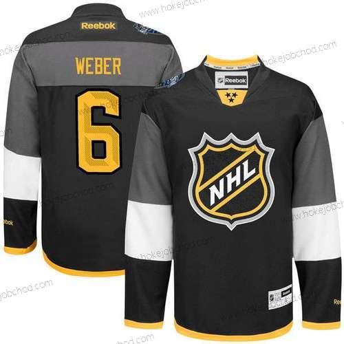 Muž NHL #6 Shea Weber Černá Reebok 2016 All-Star Premier Dres