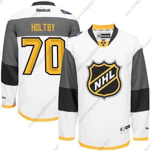 Muž NHL #70 Braden Holtby Bílý 2016 All-Star Premier Dres