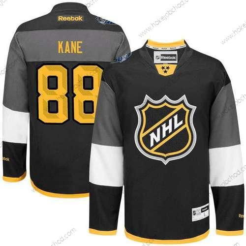 Muž NHL #88 Patrick Kane Reebok Černá 2016 All-Star Premier Dres