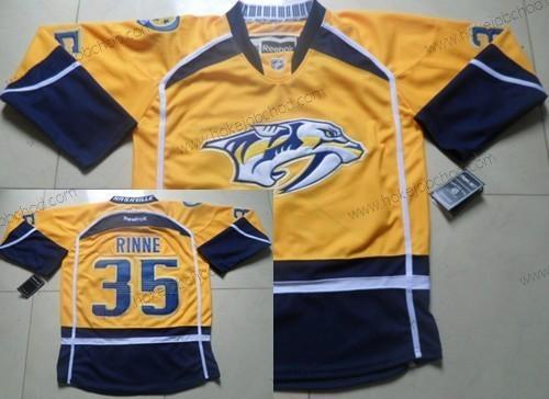 Muž Nashville Predators #35 Pekka Rinne Žlutá Dres