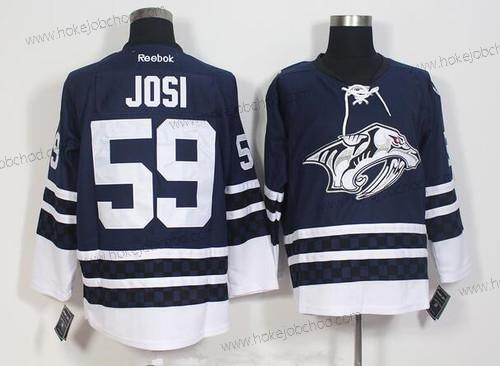 Muž Nashville Predators #59 Roman Josi Námořnictvo Modrý Alternativní Sešitý NHL Reebok Hokejový Dres