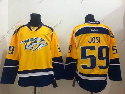 Muž Nashville Predators #59 Roman Josi Žlutá Dres