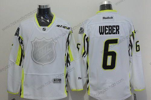 Muž Nashville Predators #6 Shea Weber 2015 All-Star Bílý Dres