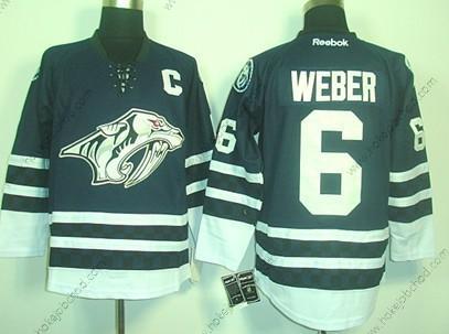 Muž Nashville Predators #6 Shea Weber Modrý Alternativní Dres